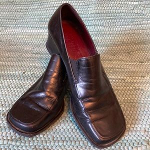 Franco Sarto Leather Loafer Style Shoes